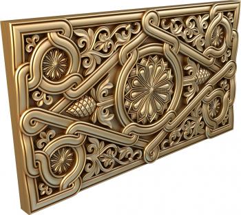 Church panel (PC_0179) 3D model for CNC machine