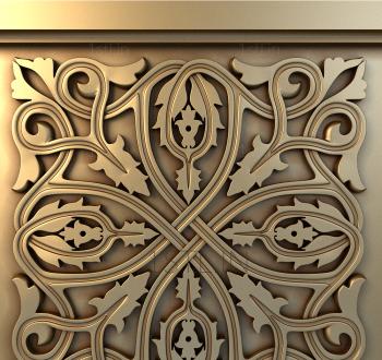 Church panel (PC_0181) 3D model for CNC machine