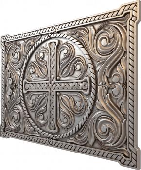 Church panel (PC_0183) 3D model for CNC machine