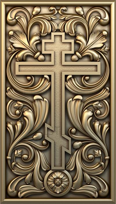 Church panel (PC_0186) 3D model for CNC machine