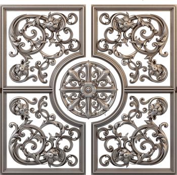 Church panel (PC_0193) 3D model for CNC machine