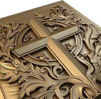 Church panel (PC_0199) 3D model for CNC machine