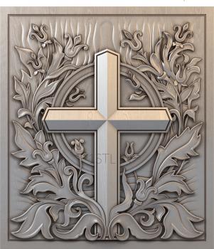 Church panel (PC_0199) 3D model for CNC machine