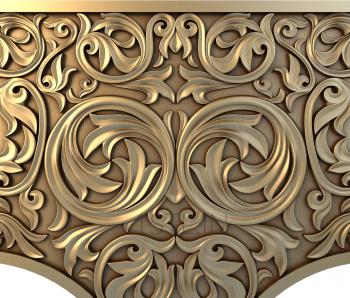 Church panel (PC_0206) 3D model for CNC machine