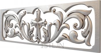 Church panel (PC_0208) 3D model for CNC machine