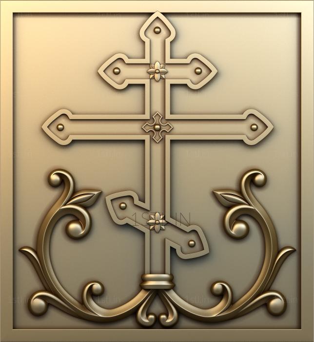 Church panel (PC_0210) 3D model for CNC machine