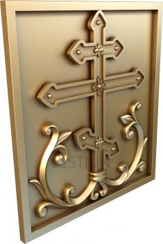 Church panel (PC_0210) 3D model for CNC machine