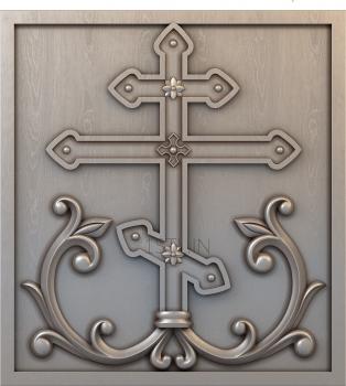 Church panel (PC_0210) 3D model for CNC machine