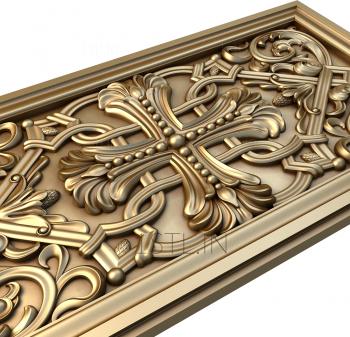 Church panel (PC_0241) 3D model for CNC machine