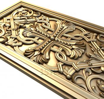 Church panel (PC_0241) 3D model for CNC machine