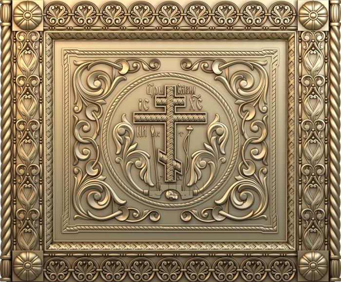 Church panel (PC_0261) 3D model for CNC machine