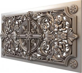 Church panel (PC_0265) 3D model for CNC machine