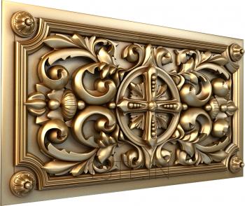 Church panel (PC_0266) 3D model for CNC machine