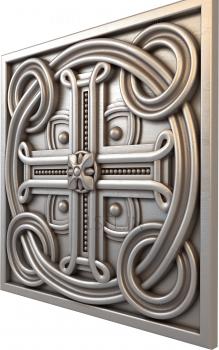 Church panel (PC_0274) 3D model for CNC machine