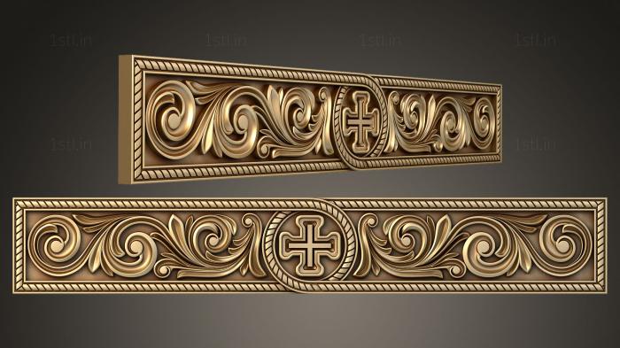 Church panel (PC_0301) 3D model for CNC machine