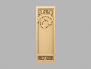 Church panel (PC_0310) 3D model for CNC machine