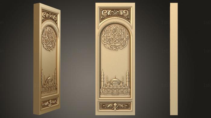 Church panel (PC_0320) 3D model for CNC machine