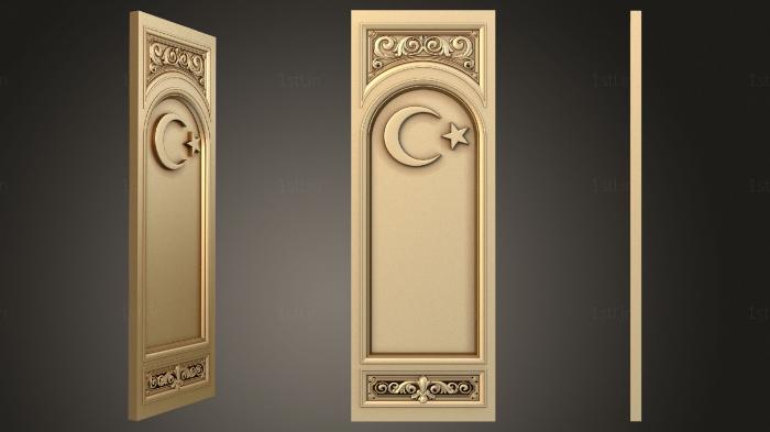 Church panel (PC_0321) 3D model for CNC machine