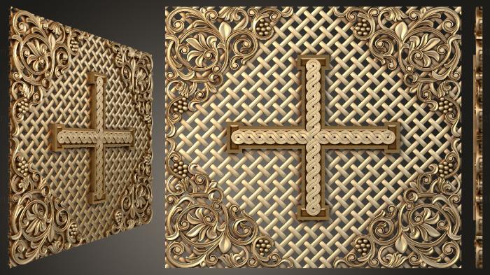 Church panel (PC_0322) 3D model for CNC machine