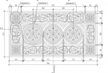 Church panel (PC_0327) 3D model for CNC machine