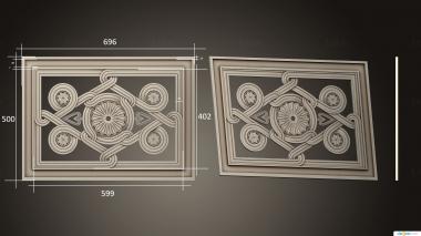 Church panel (PC_0332) 3D model for CNC machine