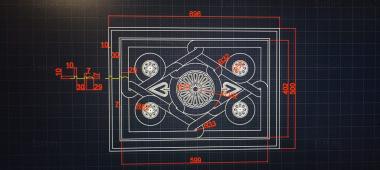 Church panel (PC_0332) 3D model for CNC machine