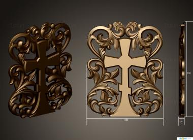 Church panel (PC_0343) 3D model for CNC machine