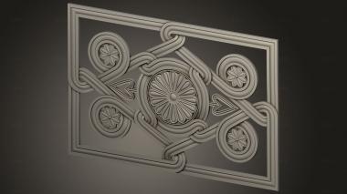 Church panel (PC_0385) 3D model for CNC machine