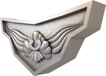 The panel is figured (PF_0008) 3D model for CNC machine