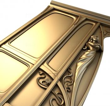 The panel is figured (PF_0021) 3D model for CNC machine