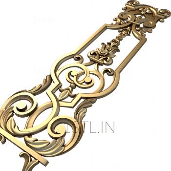 The panel is figured (PF_0022) 3D model for CNC machine