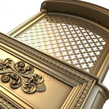 The panel is figured (PF_0023) 3D model for CNC machine