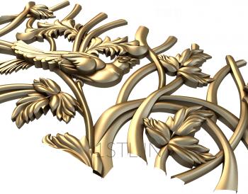 The panel is figured (PF_0028) 3D model for CNC machine