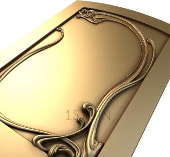 The panel is figured (PF_0037) 3D model for CNC machine