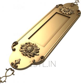 The panel is figured (PF_0043) 3D model for CNC machine