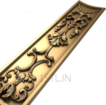 The panel is figured (PF_0047) 3D model for CNC machine