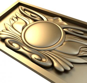 The panel is figured (PF_0049) 3D model for CNC machine
