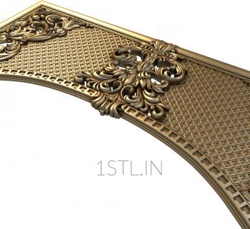 The panel is figured (PF_0050) 3D model for CNC machine