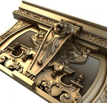 The panel is figured (PF_0051) 3D model for CNC machine