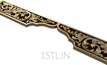 The panel is figured (PF_0053) 3D model for CNC machine