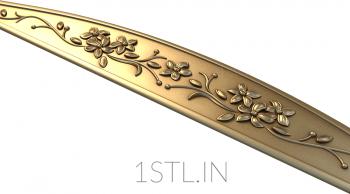 The panel is figured (PF_0057) 3D model for CNC machine