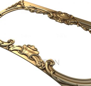 The panel is figured (PF_0066) 3D model for CNC machine