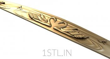 The panel is figured (PF_0069) 3D model for CNC machine