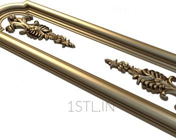 The panel is figured (PF_0071) 3D model for CNC machine