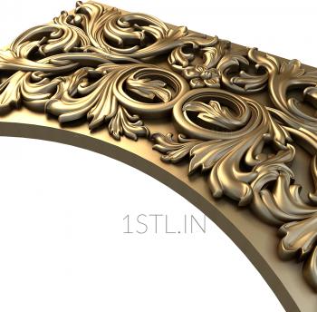 The panel is figured (PF_0072) 3D model for CNC machine