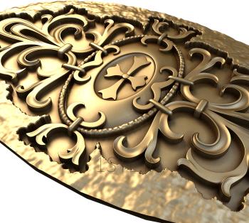 The panel is figured (PF_0073) 3D model for CNC machine