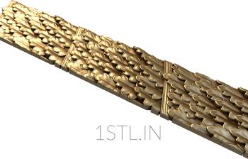 The panel is figured (PF_0074) 3D model for CNC machine