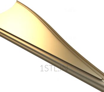 The panel is figured (PF_0086) 3D model for CNC machine