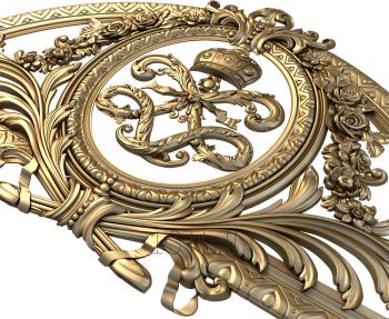 The panel is figured (PF_0087) 3D model for CNC machine
