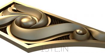 The panel is figured (PF_0093) 3D model for CNC machine